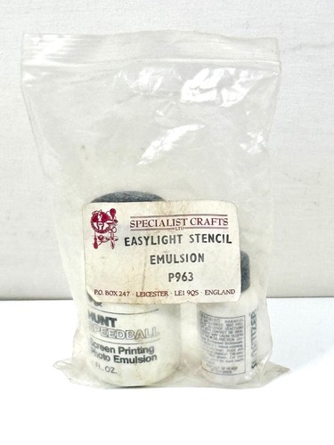 Hunt speedball photo emulsion - hunt,