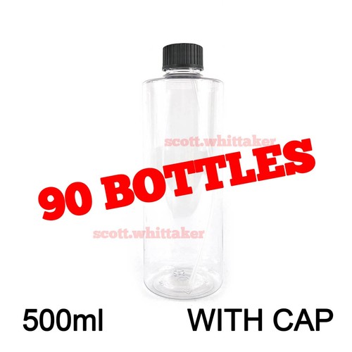 90x 500ml pet plastic - 90x,