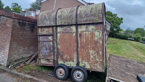 Horse box trailer new wooden - horse,
