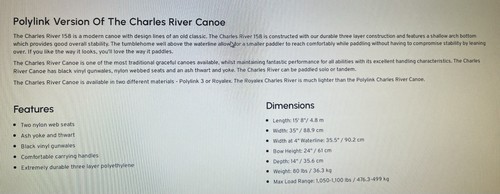 Old town charlie rivers - rivers, canoe