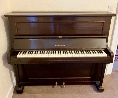 Chappell piano mahogany good - chappell, mahogany,