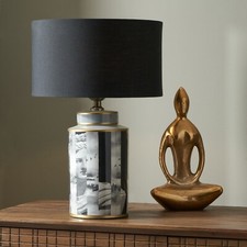 Black and White Table Lamp