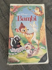 Bambi Disney VHS Tape Classic