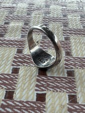 WW2. German silver ring. World War II.