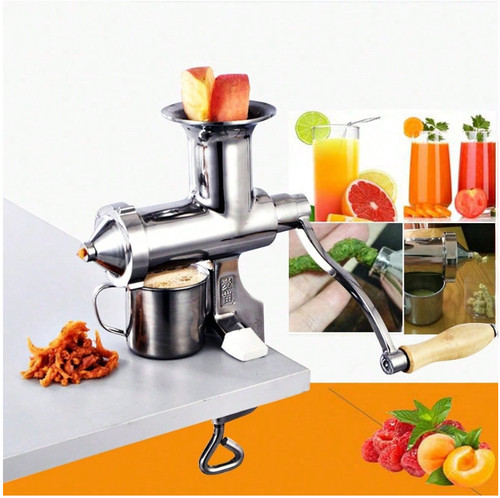 Manual stainless steel juicer - stainless,