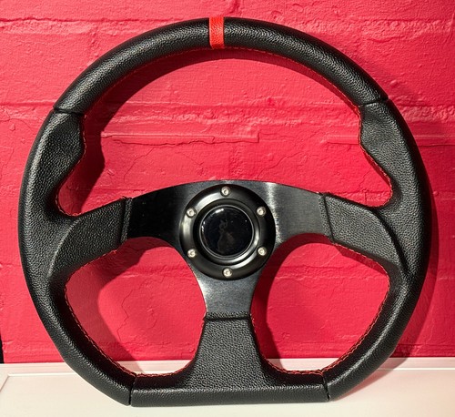 Black 350mm steering - , for