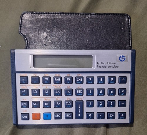 12c platinum financial - hp,