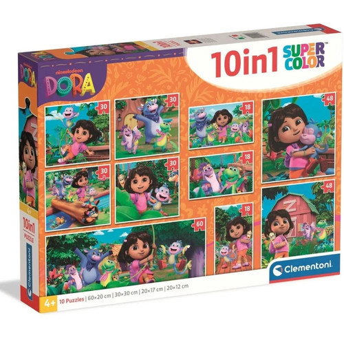 Puzzle 10in1 dora the explorer - dora,
