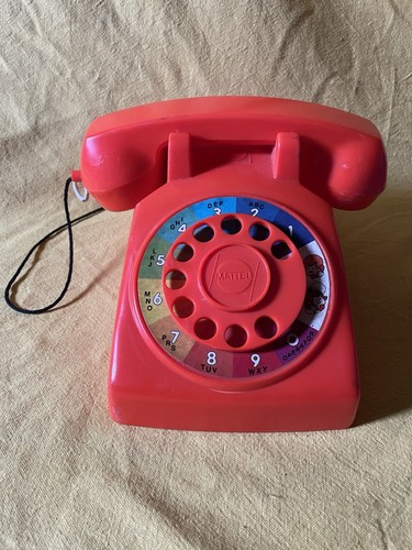 Vintage orange rotary - vintage,
