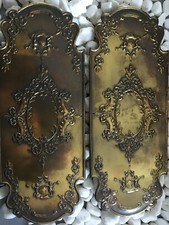 2 X Solid Brass Door Finger