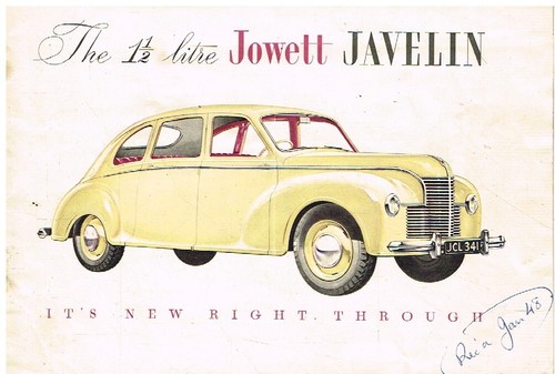 Jowett javelin litre - jowett, 1.5