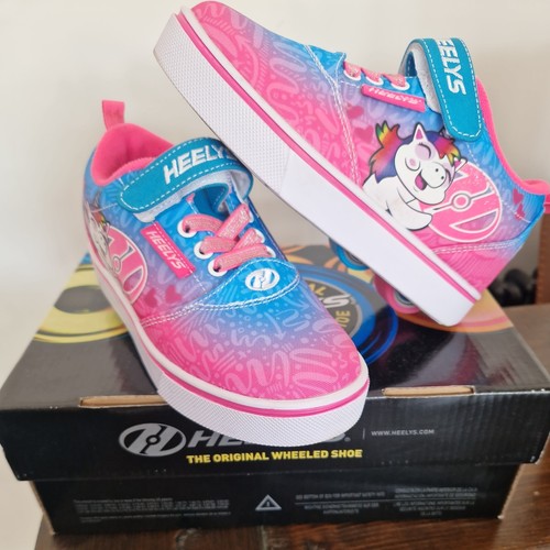 Hardly used unicorn heelys - used,