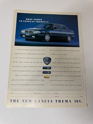 Original vintage lancia thema - original,