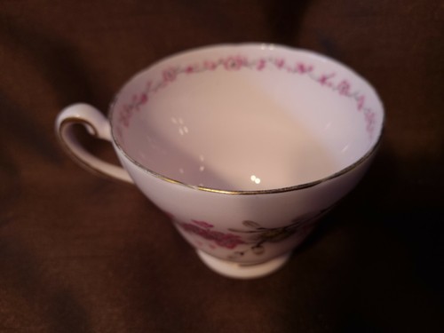 Vintage pink tuscan bone china - pink,