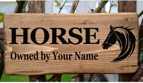 Personalised stable door sign - personalised,