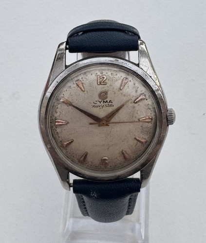 Vintage 1950s cyma navy - cyma,