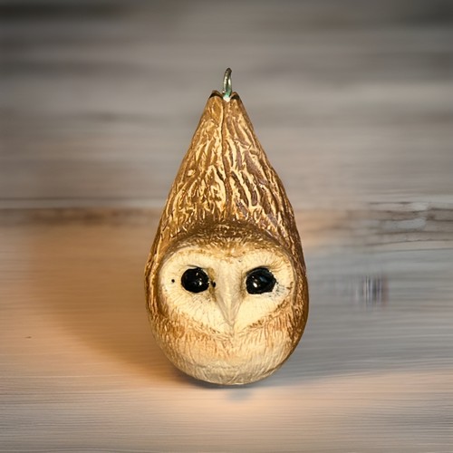 Barn owl pendant made - owl, of
