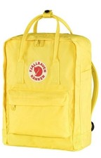 NEW Fjallraven Kanken Backpack 16 L- Yellow - Waterproof