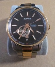 Bulova Men's Automatic 21 Jewels Two-Tone Stainless Steel Bracelet Watch 98A140