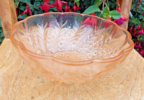 Vintage pressed glass fruit - pressed,