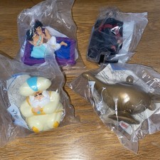 McDonalds Happy Meal Toy 1993 - Full set Aladdin figures - NEW and SEALED