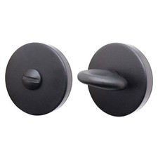 Matt Black Bathroom Thumb Turn & Release Set, Rust/Corrosion Resistant