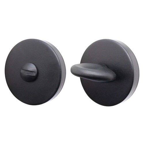 Matt black bathroom thumb turn - matt,