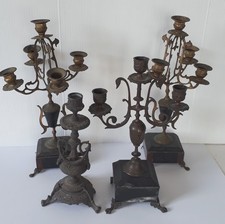 4 French vintage candelabra