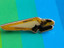 Stobart Rail -  Long Reach Excavator Digger enamel Brooch/badge