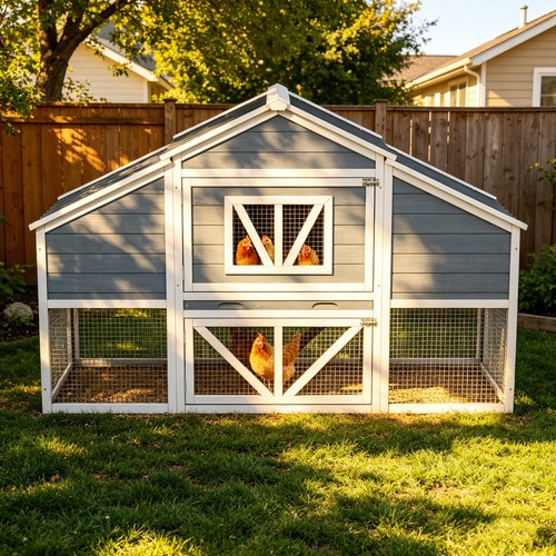 Weatherproof chicken coop - chicken, and