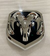 2013-2018 RAM 1500 2500 3500 REAR TAILGATE RAMS HEAD EMBLEMS BADGE CHROME