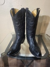 Botas Jaca Men's Black Ostrich