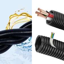 Conduit Corrugated Black
