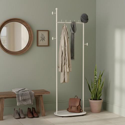 Elegant metal pole clothes - metal,