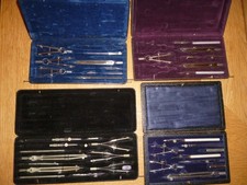 4 x Vintage Drawing Instrument