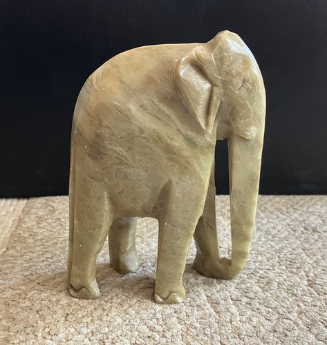 Ntage carved soapstone - carved,