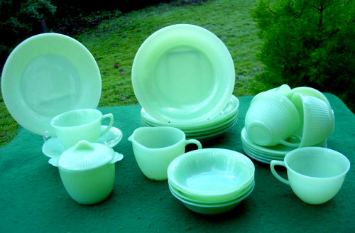 Fire king jadeite - king, tableware