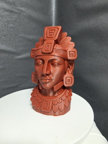 Aztec mayan warrior king bust - warrior,