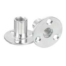M12 Brad Hole Tee Nut, 15pcs