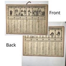 French Gregorian Calendar 1816