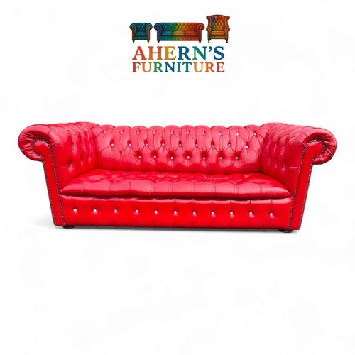 Vintage red leather - red,