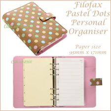 Filofax Refillable Personal Soft Touch Leather Look Organiser A5 NEW 19cm x 14cm