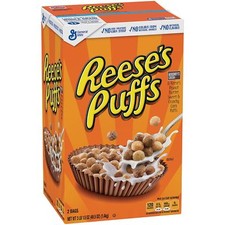 REESE'S PUFFS CEREAL BOX TWO