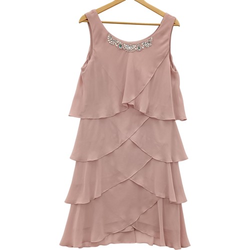 Gina bacconi dress uk18 pink - bacconi,
