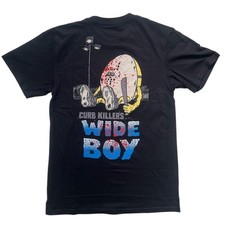 Heroin Skateboards Curb Killer Wide Boy T-Shirt | Black