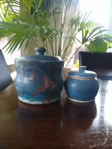 Retro studio pottery lidded - retro,