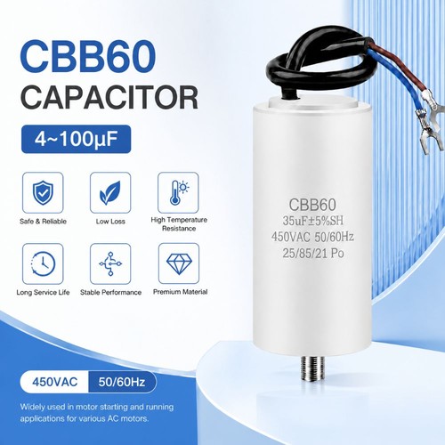 450v cbb60 capacitor 4uf 100uf - capacitor, 4uf-100uf