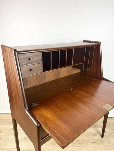 Danish rosewood bureau desk - danish,