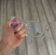 Chrome Hearts Clear Frame Blue