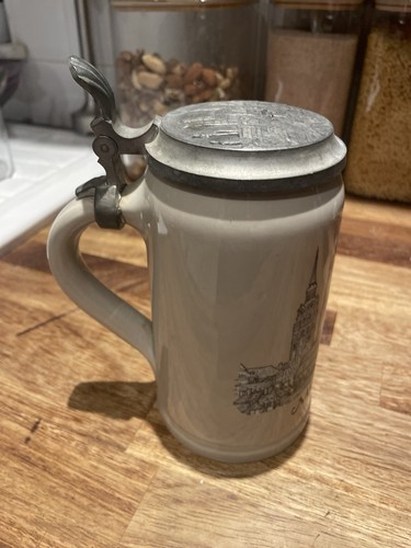 Vintage german ceramic beer - ceramic,